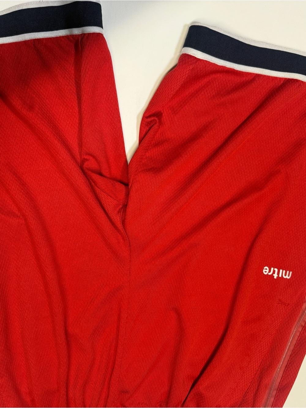 Mitre USA Red Men's Athletic Shorts with Flag Detail - Picture 2 of 9